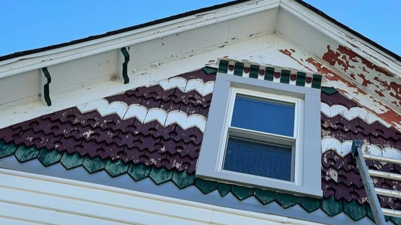 Exterior home repair and painting